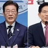 이재명 50% 첫 돌파…김문수 12.2%, 한동훈 8.5%, 홍준표 7.5%[리얼미터]