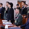 이종섭·신범철·임성근, 채상병특검법 청문회 증인선서 거부…청문회 시작부터 신경전
