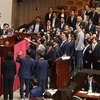 野, 與 필리버스터 강제종결…'채상병특검법' 국회 본회의 통과