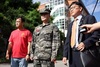 ‘채 상병 사건 수사’ 박정훈 대령, 구속영장 기각 나흘 만에 군검찰 출석